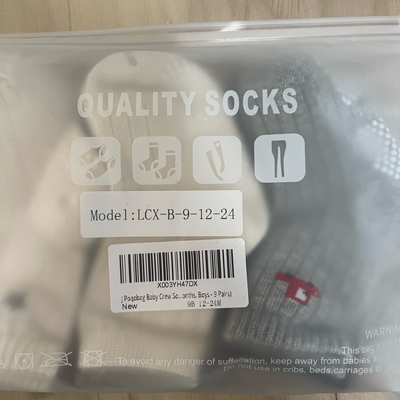 Assorted Ribbed Baby Socks Set - Picture 4 of 4